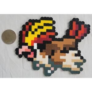Pidgeot Menu Icon Pokemon Perler Bead Pixel Art